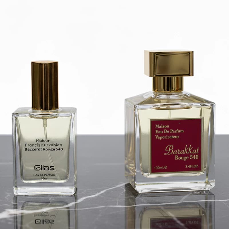 عطر زنانه گیلاس مدل باکارات رژ 30 میلی‌لیتر — تصویر ۳