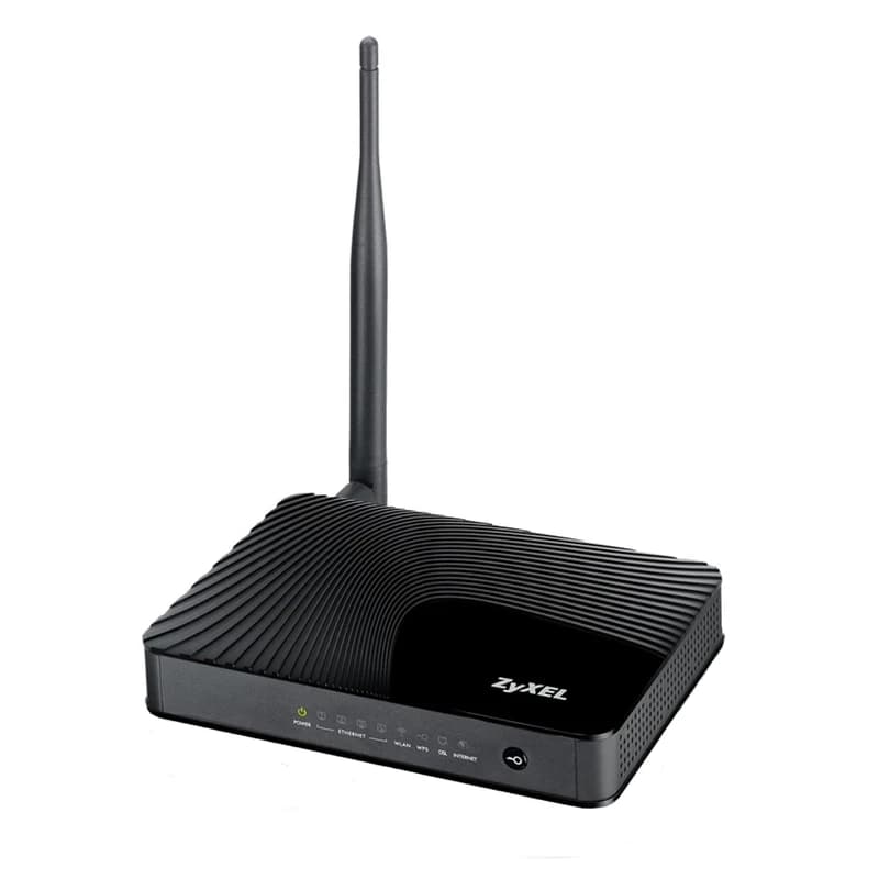 مودم روتر ADSL2 Plus بی سیم زایکسل مدل DEL1202-T10 (کارکرده)