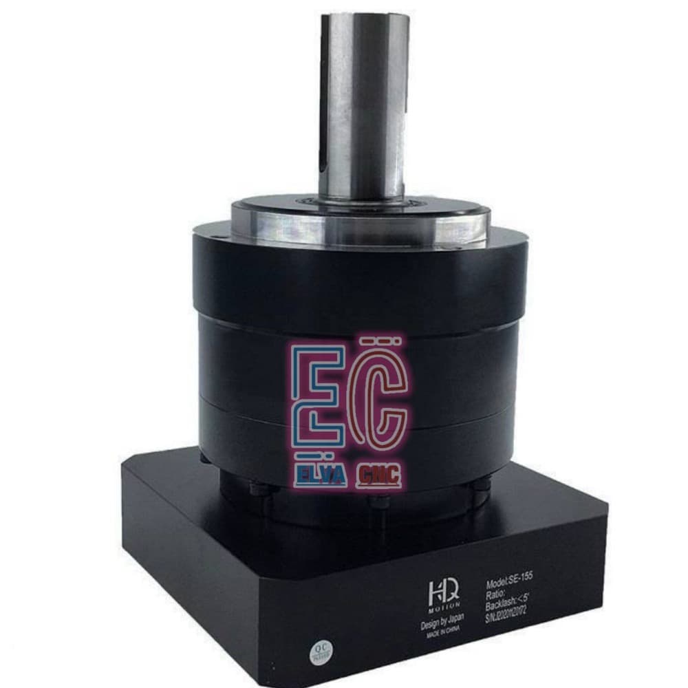 گیربکس 155 خورشیدی HQM اچ کیو ام مدل SE155-010-42 سایز 155 نسبت 1 به 10 مناسب 7.5 کیلووات