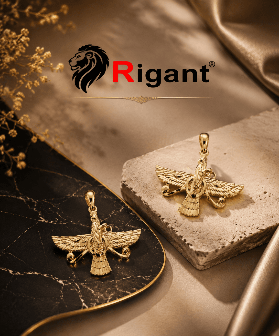 پلاک طلاروس تراش کد 4006