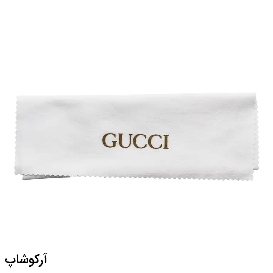 پک اورجینال عینک برند گوچی (GUCCI) با تمام تجهیزات و قاب آبی رنگ مدل 993023 — تصویر ۷