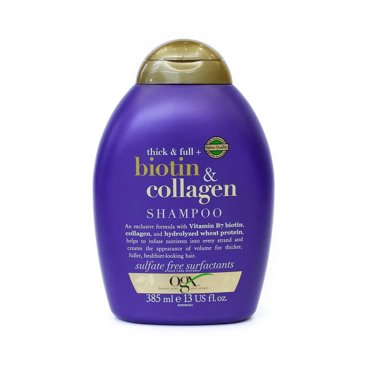 شامپو او جی ایکس OGX ضد ریزش مدل Biotin & Collagen حجم 385 میل