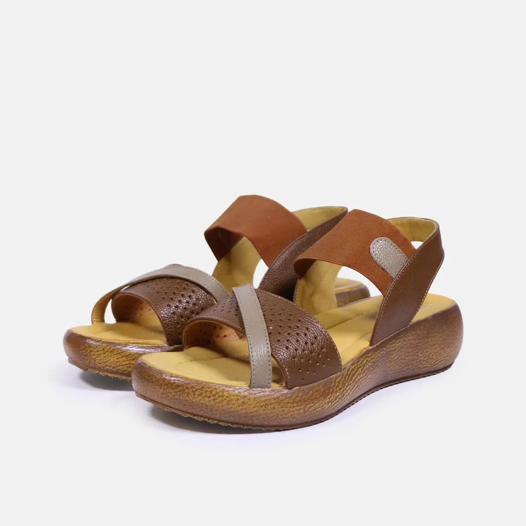 صندل زنانه چرم طبی 603 — تصویر ۹