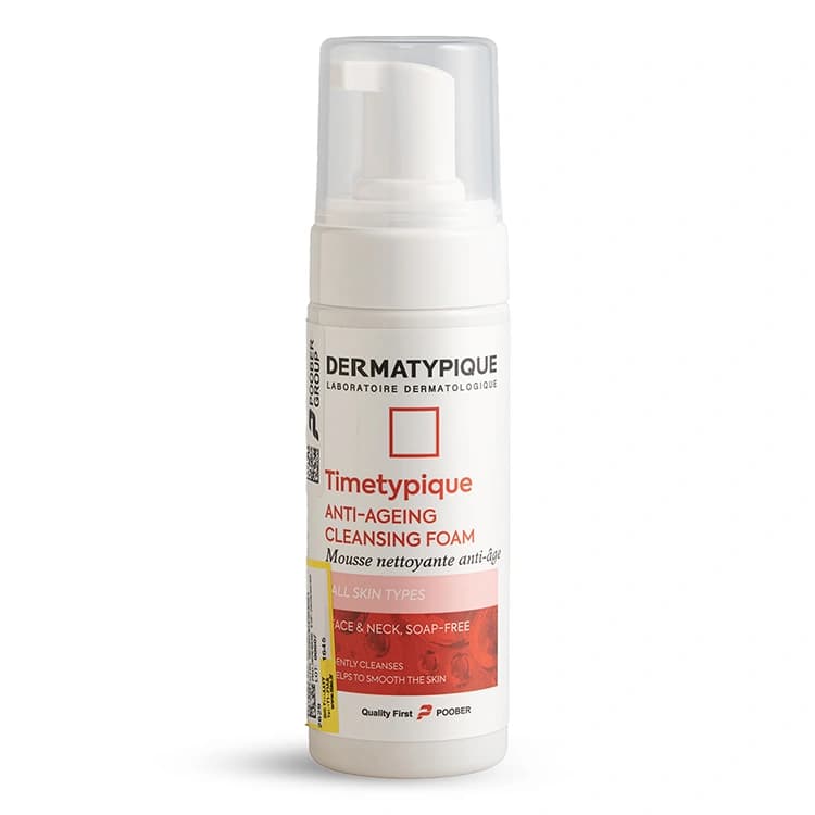 فوم شوینده صورت DERMATYPIQUE مدل Timetypique حجم 150 میلی لیتر