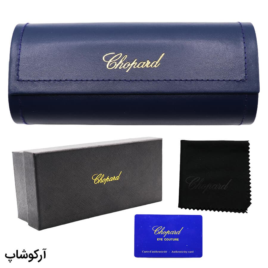 پک اورجینال عینک برند شوپارد Chopard با تمام تجهیزات مدل 992725