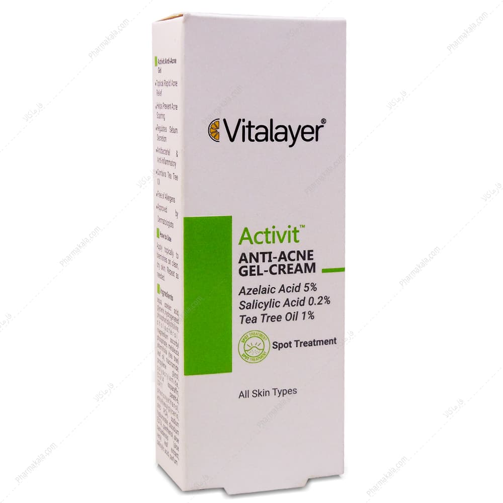 کرم ژل ضد جوش اکتی ویت ویتالیر 15ml