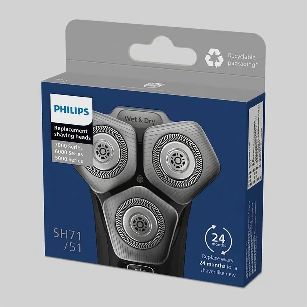 تیغ و شبکه ریش تراش فیلیپس مدل Philips SH71/50 — تصویر ۸