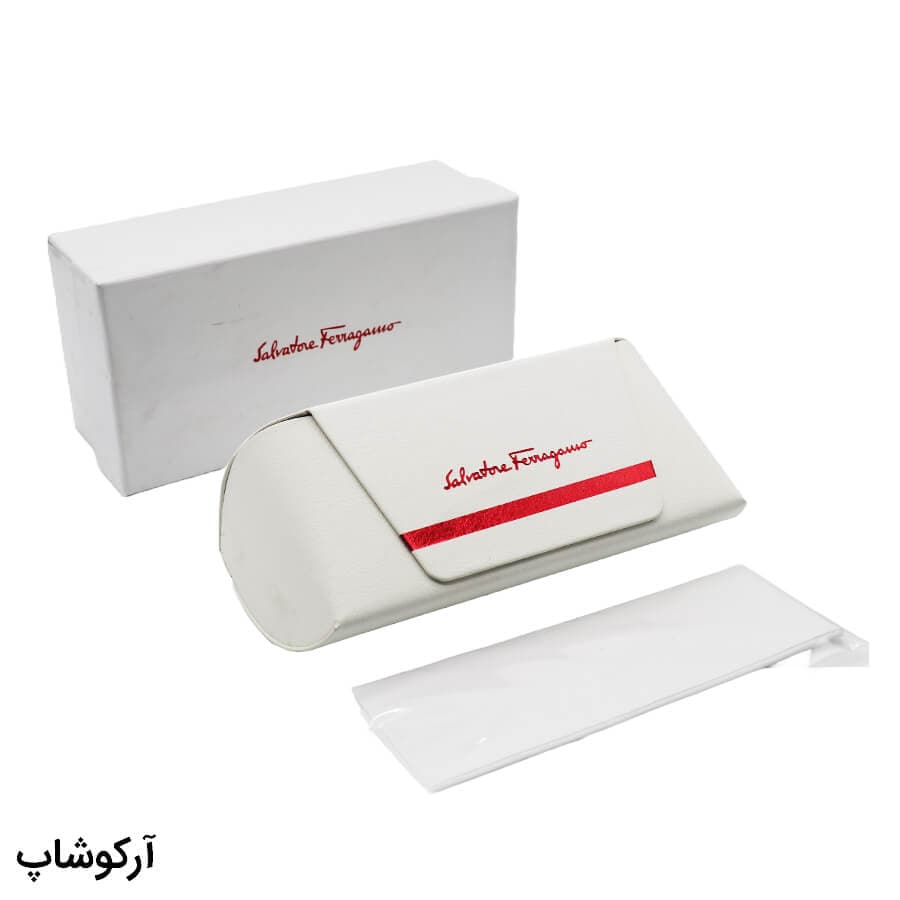 پک و کیف اورجینال عینک برند سالواتوره فراگامو (Salvatore Ferragamo) با تمام تجهیزات مدل 992660