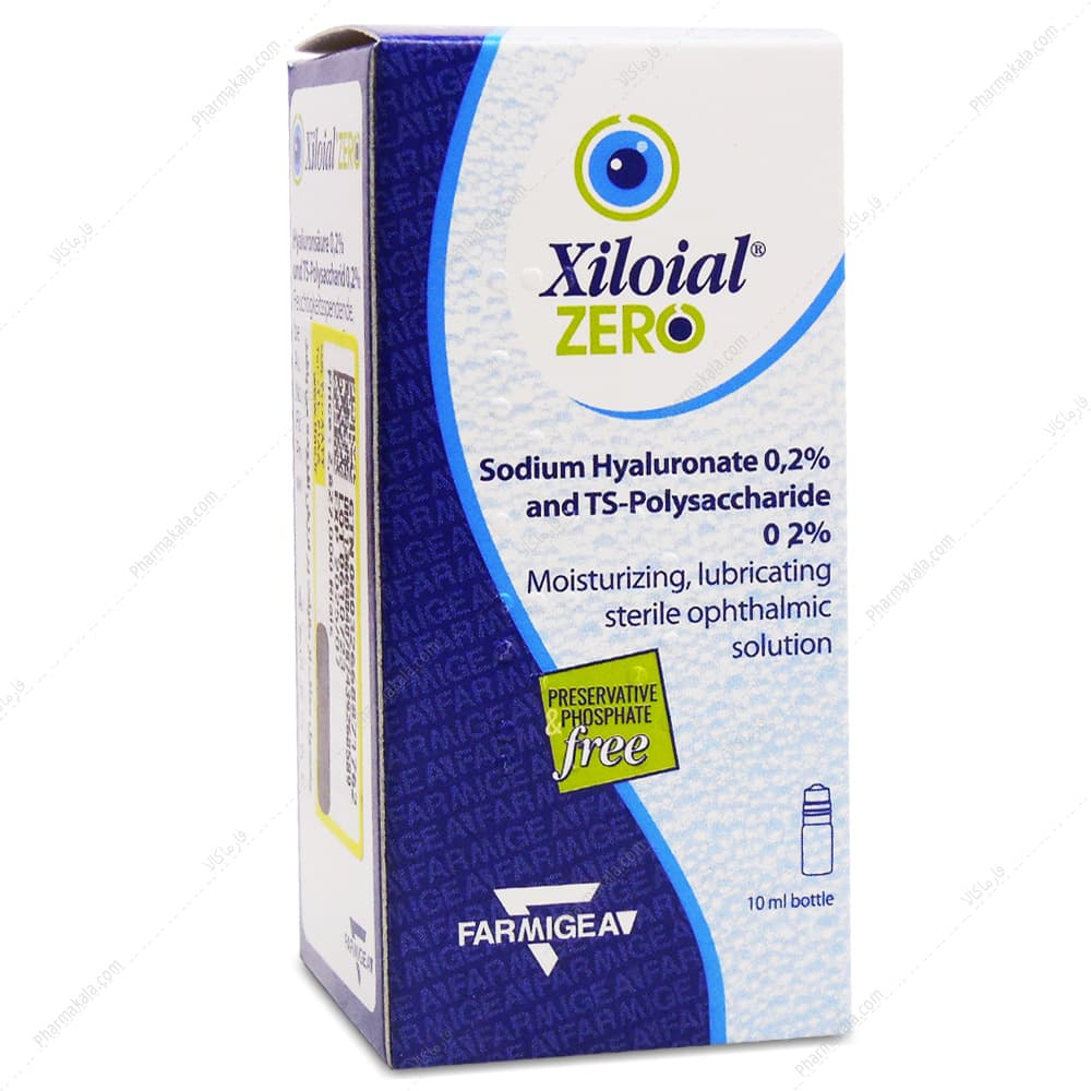 قطره استریل چشمی اشک مصنوعی زیلویال زیرو 10ml