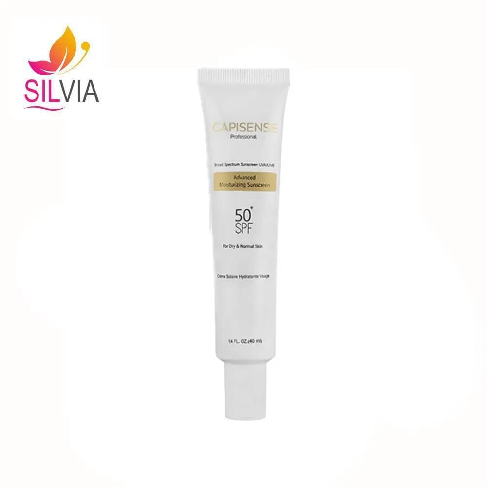 کرم ضدآفتاب SPF50 آبرسان صورت پوست خشک و معمولی کپیسنس 40 میل — تصویر ۲