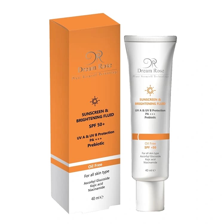 کرم ضد آفتاب Dream Rose مدل Sunscreen and Brightening حجم 40 میلی لیتر