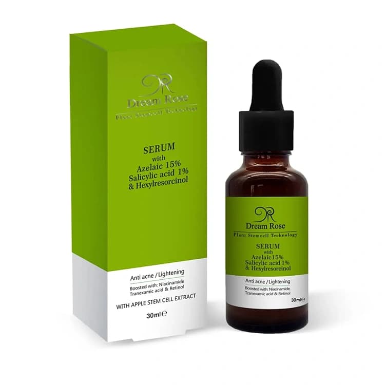سرم ضد لک و روشن کننده Dream Rose مدل Azelaic 15% حجم 30 میلی لیتر — تصویر ۵