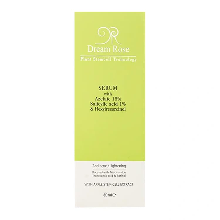 سرم ضد لک و روشن کننده Dream Rose مدل Azelaic 15% حجم 30 میلی لیتر — تصویر ۷