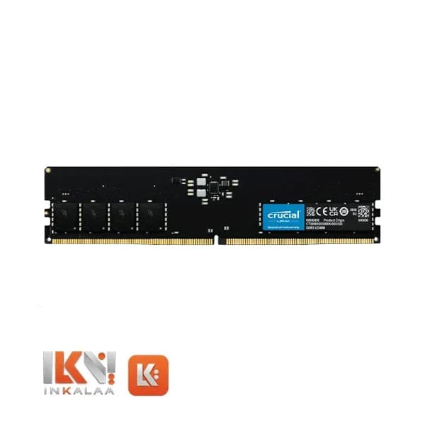 رم کروشیال تک کاناله مدل DDR5 4800mhz CL40 CT16 حافظه 16 گیگابایت — تصویر ۲