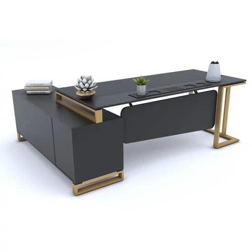 میز مدیریتی پایه فلزی مدل ZA1300 مبلمان آپادانا apadana مدل 637479