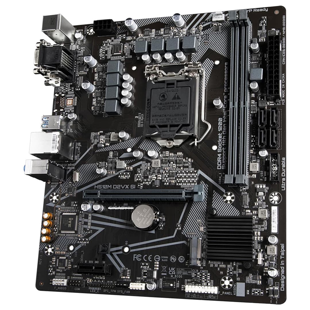 مادربرد گیگابایت GIGABYTE H510M D2VX SI استوک — تصویر ۲