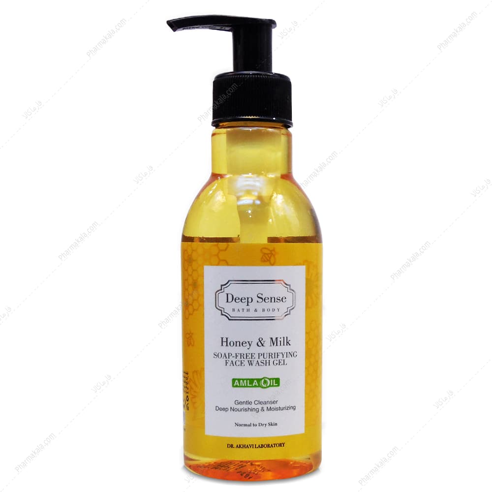 ژل شستشو صورت شیر و عسل دیپ سنس 250ml