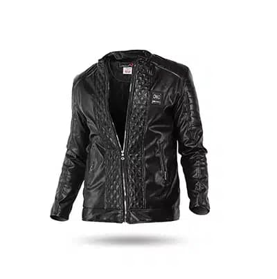 کاپشن چرمی مردانه Chanel مدل 34736