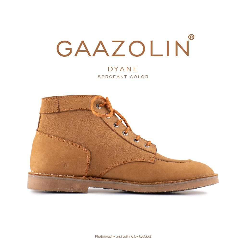 بوت ژیان گازولین نسکافه ای – GAAZOLIN Dyane Boots Sergeant — تصویر ۳