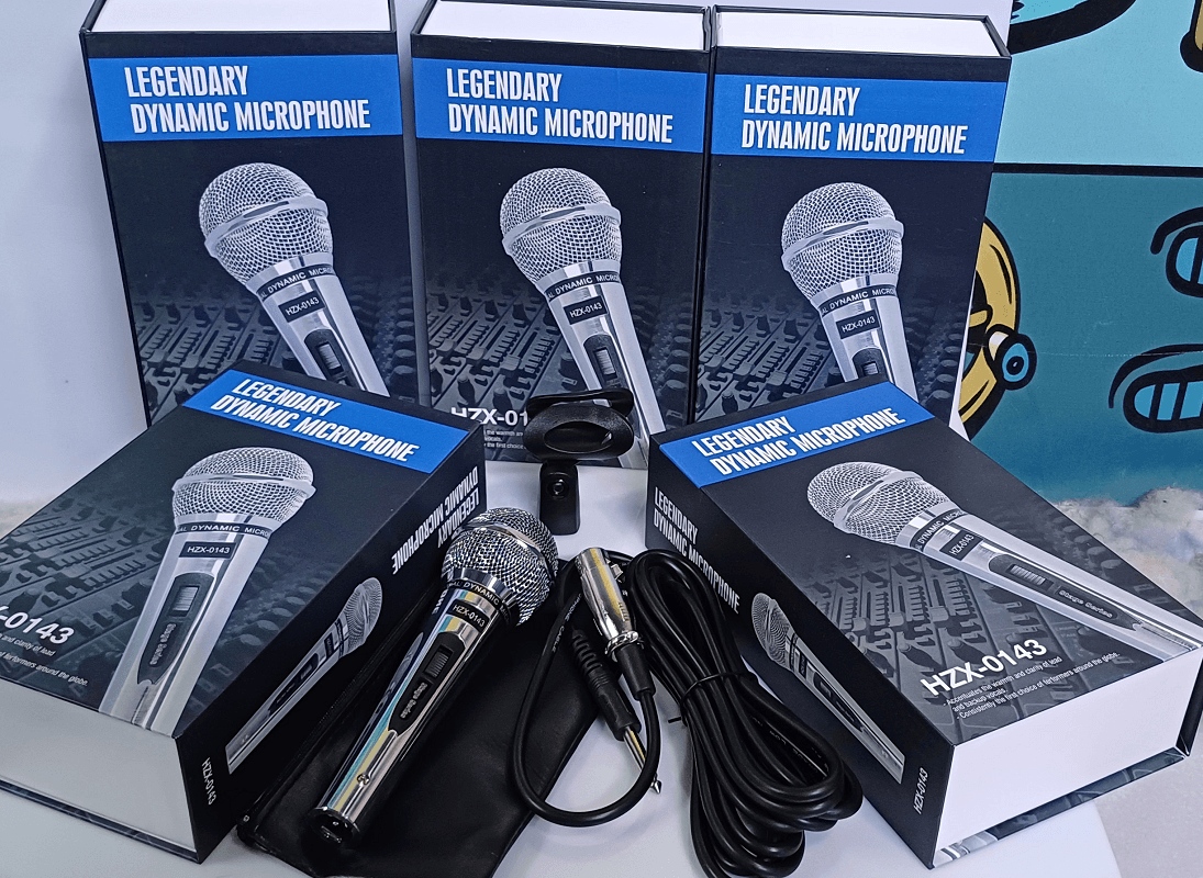 میکروفن داینامیک 0143 اجرای زنده LEGENDARY DYNAMIC MICROPHONE HZX-0143