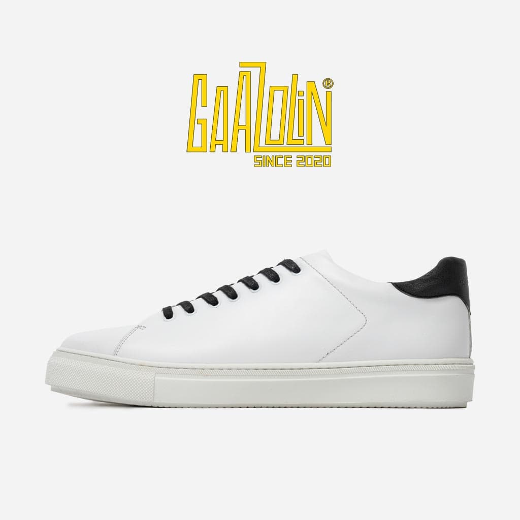 کتانی روزمره هرمس گازولین سفید مشکی – Hermes White Black W