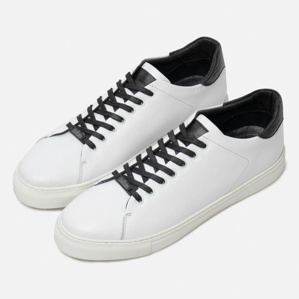 کتانی روزمره هرمس گازولین سفید مشکی – Hermes White Black W — تصویر ۲