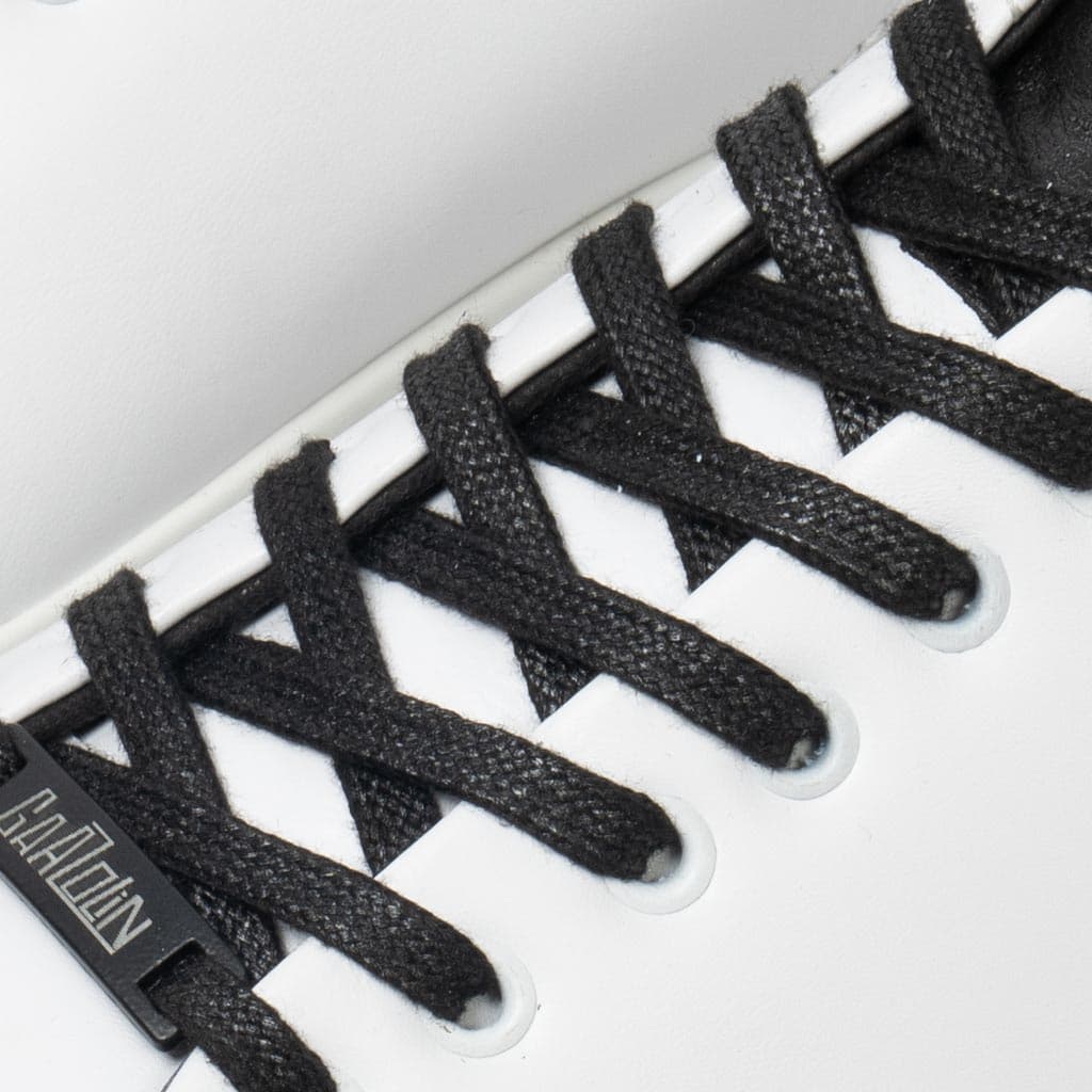 کتانی روزمره هرمس گازولین سفید مشکی – Hermes White Black W — تصویر ۵