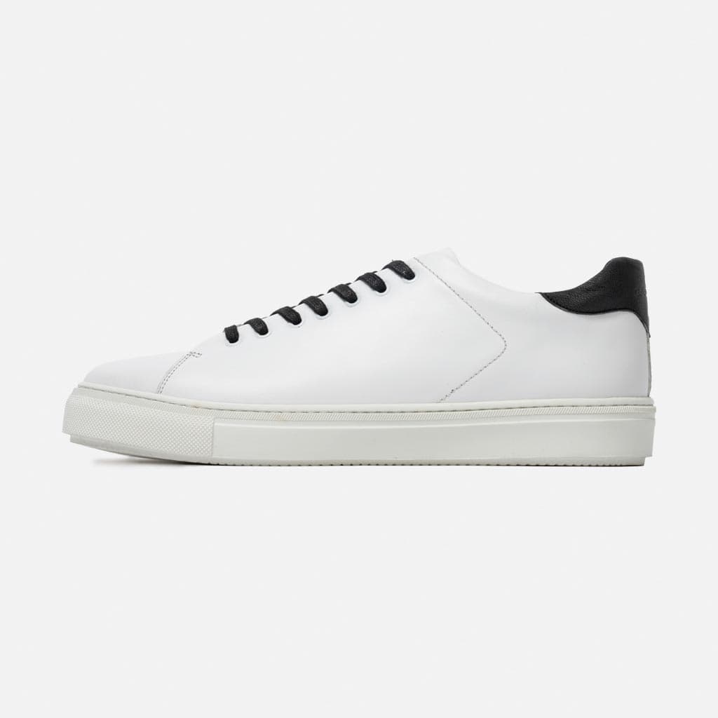 کتانی روزمره هرمس گازولین سفید مشکی – Hermes White Black W — تصویر ۳