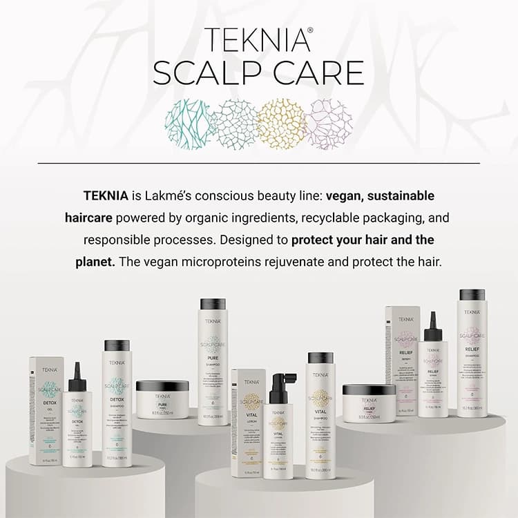 ژل لایه بردار کف سر Lakme مدل Teknia Scalp Care Detox حجم 150 میلی لیتر — تصویر ۵