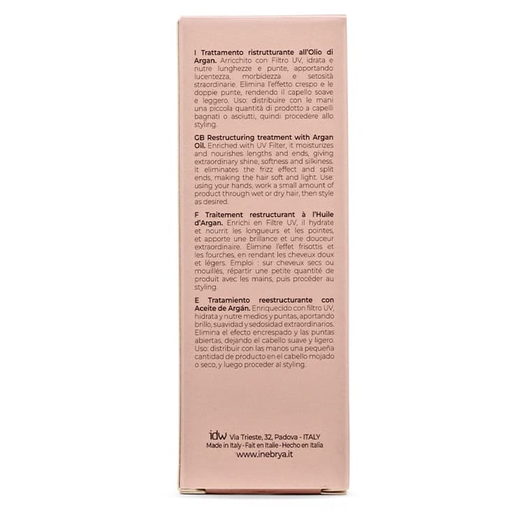 روغن مو Inebrya مدل Ice Cream Argan Age حجم 100 میلی لیتر — تصویر ۷