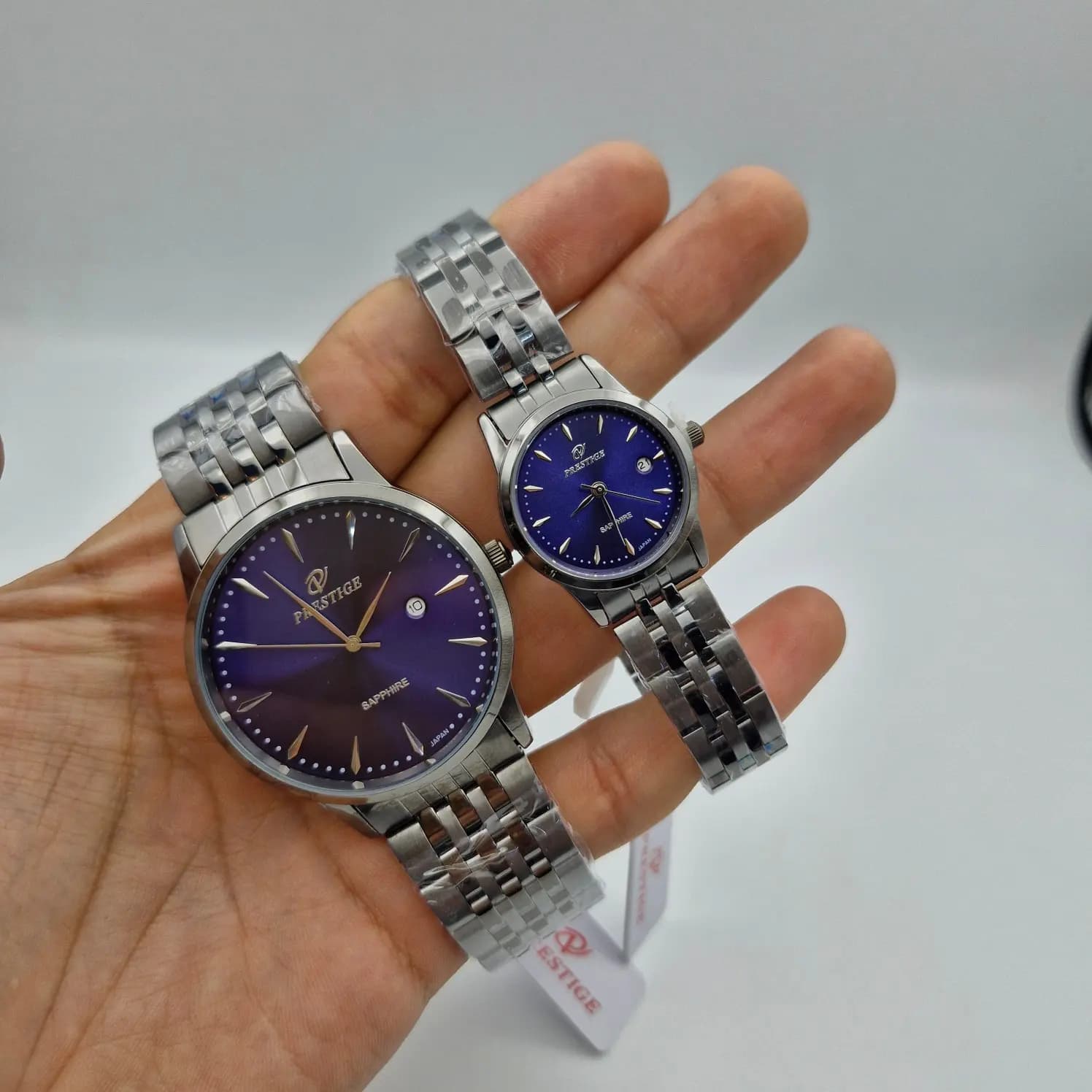 ساعت ست زنانه و مردانه پرستیژ مدل P9204 دودی — تصویر ۵