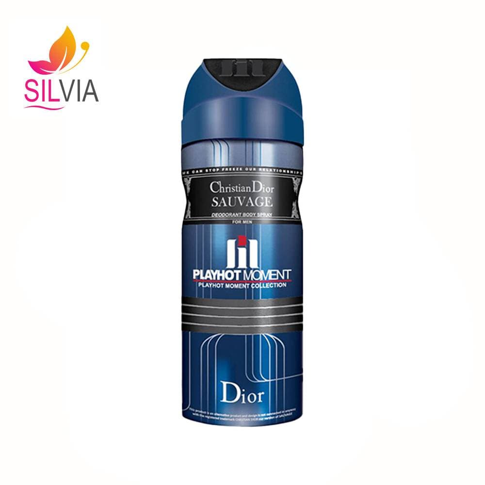 اسپری دئودورانت مردانه Dior SAUVAGE دیور ساواج پلی هات مومنت 200 میل