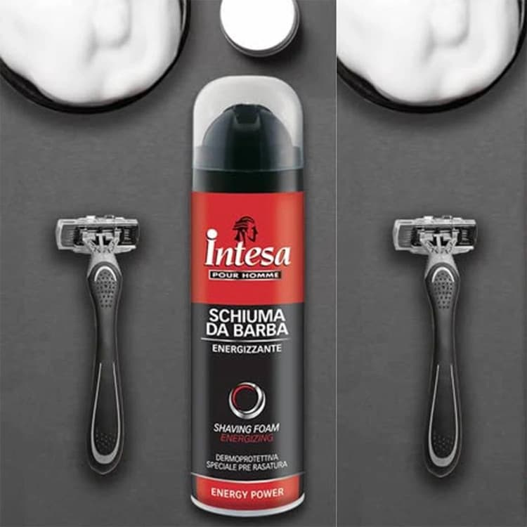 فوم اصلاح صورت Intesa مدل Energizzante حجم 300 میلی لیتر — تصویر ۳
