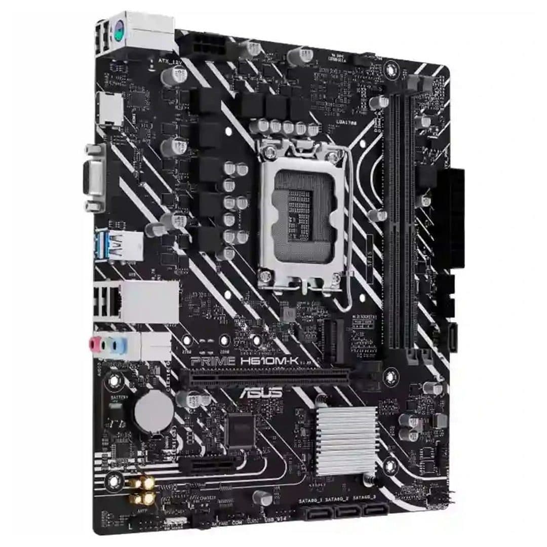مادربرد ایسوس مدل گارانتی اصلیH610M-K DDR5 — تصویر ۳