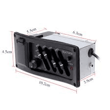 پیکاپ پری امپ گیتار اکولایزری Preamp Amplifier EQ 7545R Pickup — تصویر ۵
