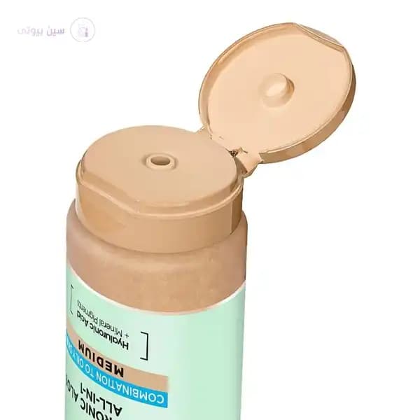 بی بی کرم آبرسان پوست مختلط تا چرب Hyaluronic Aloe مدیوم (Medium) — تصویر ۲