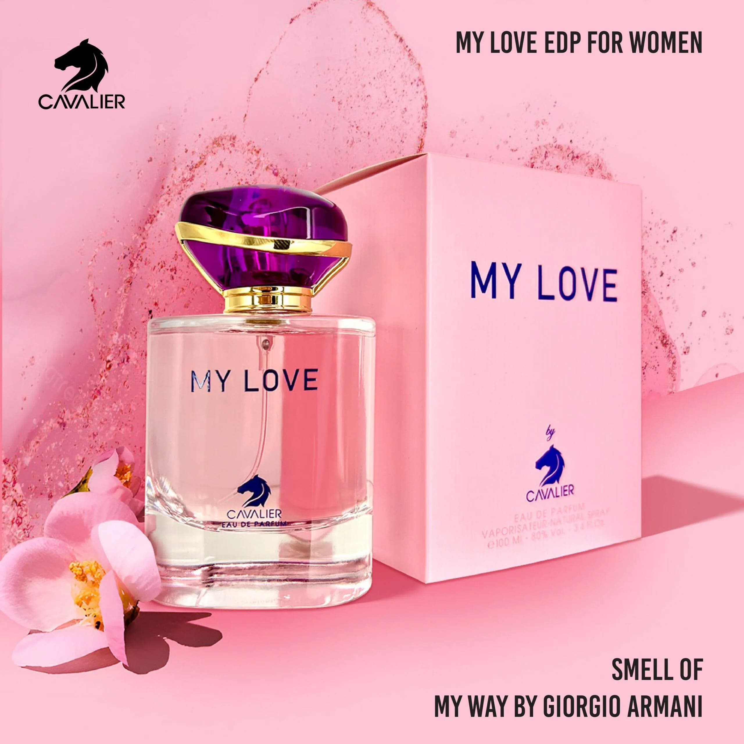 ادوپرفیوم مای لاو My Love کاوالیر 100 میل — تصویر ۲