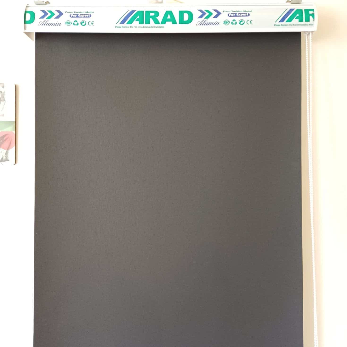 پرده شید بلک اوت مشکی عرض 76 × ارتفاع 257 کد BL501-G