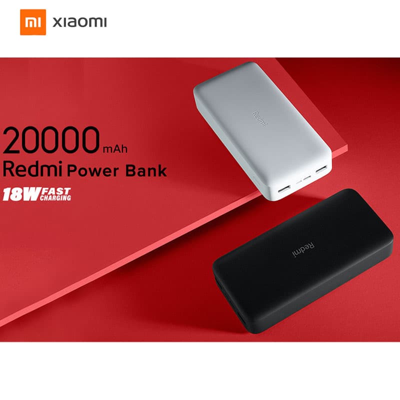پاور بانک شیائومی 2۰۰۰۰ میلی آمپر redmi + (گارانتی طلایی) — تصویر ۳