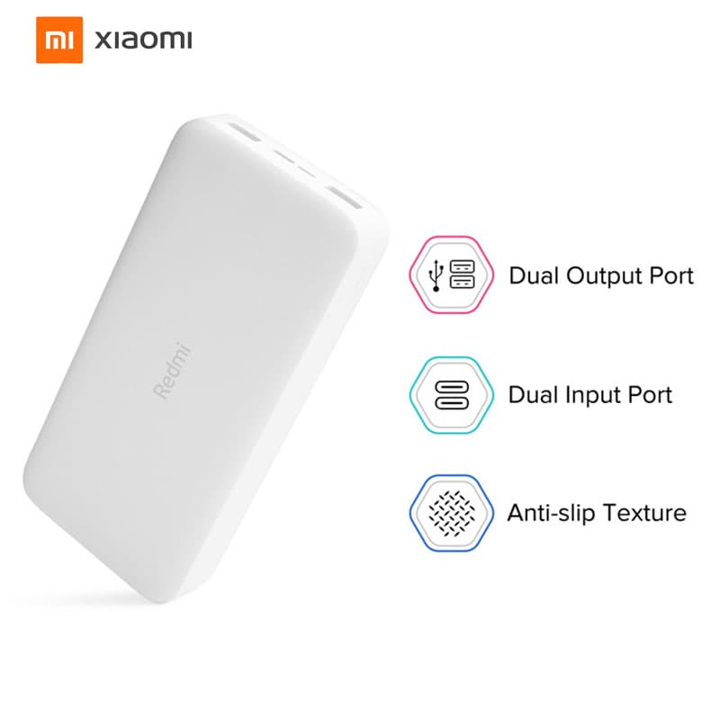 پاور بانک شیائومی 2۰۰۰۰ میلی آمپر redmi + (گارانتی طلایی) — تصویر ۴