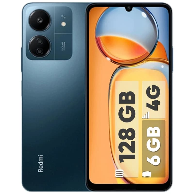 گوشی موبايل شیائومی مدل Redmi 13C 4G ظرفیت 128 گیگابایت ، رم 6 گیگابایت