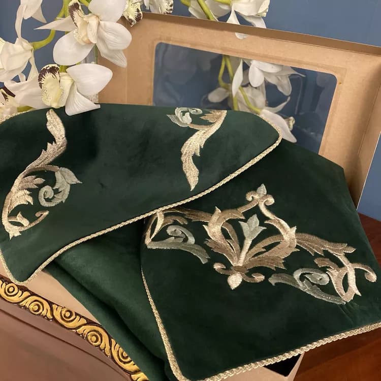 سجاده جانماز گلدوزی | رمیصا گالری — تصویر ۵