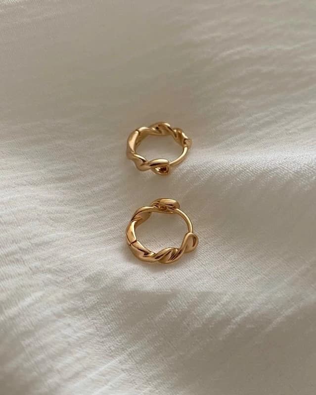 گوشواره حلقه ای موج ژوپینگ