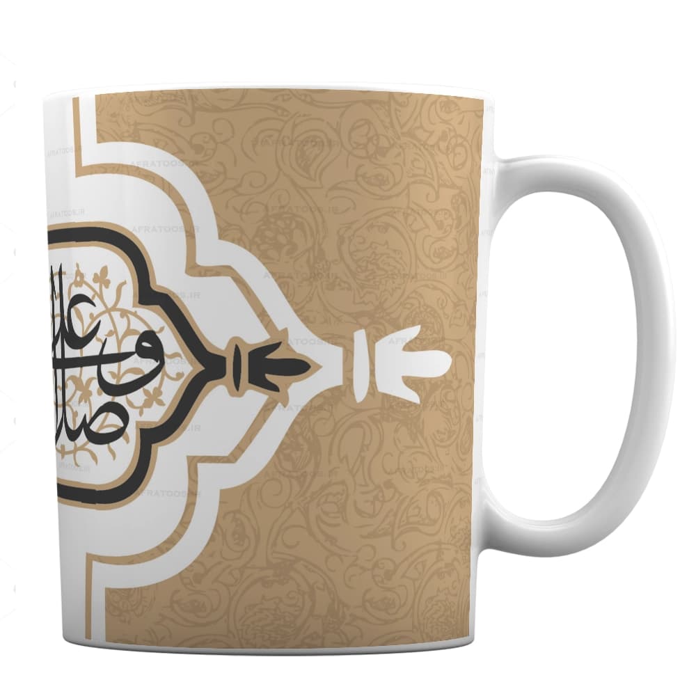 لیوان با طرح امام حسن مجتبی کد 325