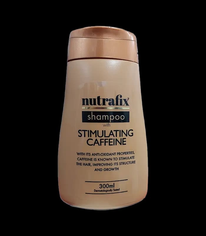 شامپو تقویت کننده و ضدریزش مو حاوی کافئین مناسب انواع مو (300 میل) نوترافیکس – nutrafix
