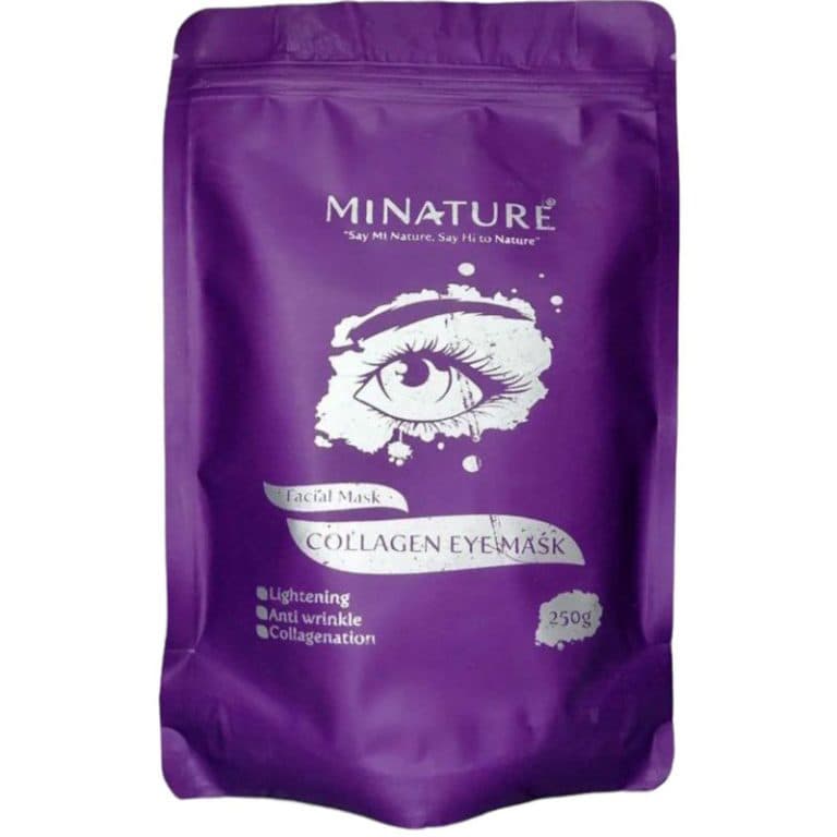 ماسک پودری کلاژن چشم میناتور MINATURE حجم 250 گرم — تصویر ۴