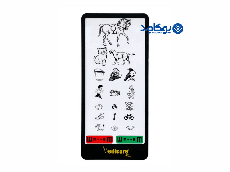 انیمیشن چارت بینایی سنجی مدیکر