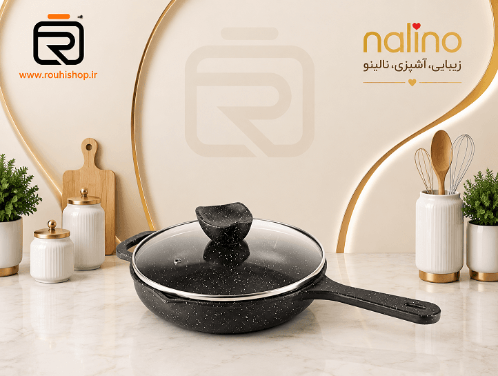 تابه چدن تکدسته نالینو سایز 22 مدل Enzo — تصویر ۴