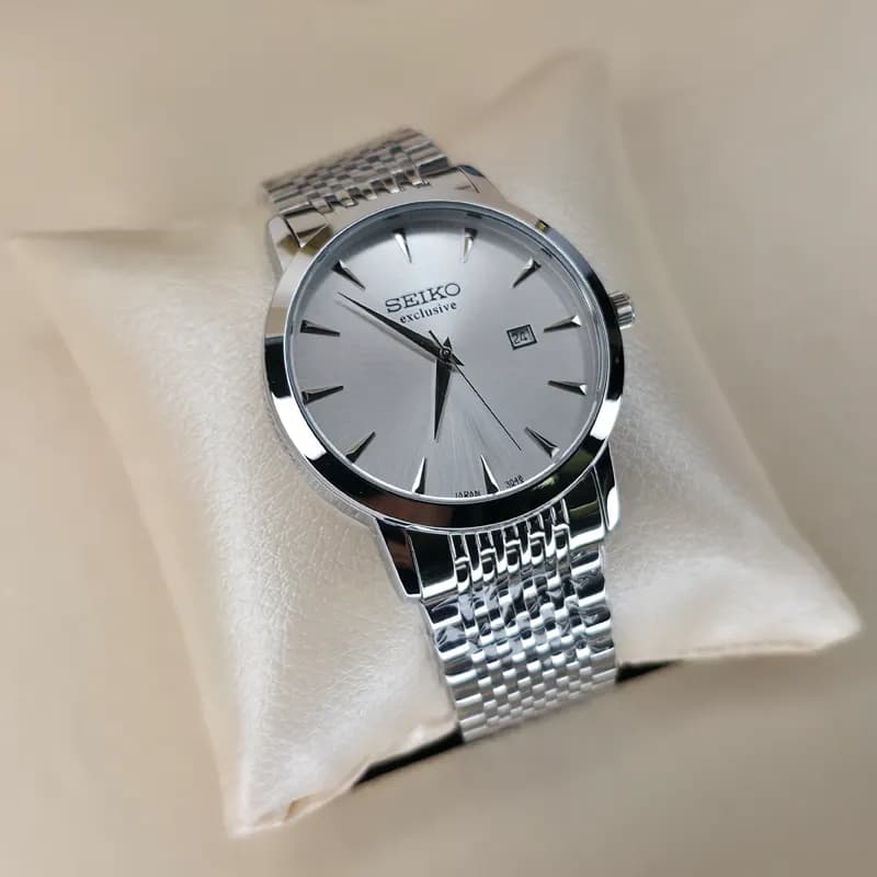 ساعت مچی مردانه سیکو اکسکلوسیو اورجینال ژاپن تمام نقره ای مدل 3048G — تصویر ۸