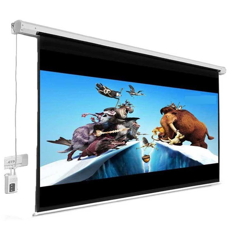 پرده نمایش برقی پروژکتور سایز 300 * 300